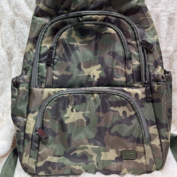 lug | Bags | Euc Lug Hatchback 3 Rfid Backpack In Camo Green  display picture 2